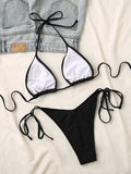 Sexy Micro Bikini 2025 Criss Cross Swimwear Bandage Woman Swimsuit Female Thong Bikinis Set 2 Piece Women Bathing Suit Beachwear