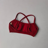 Gathering Shock-proof and Beautiful Back Seamless Sports Bras Gym Women Top Crop Tube Yoga Tops Fitness Scrunch Bum Workout Suit