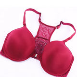 Front Closure Brassiere Plus Size Womens Back Bra Lager Bosom Sexy Lingerie BH Top Underwear C D E Cup