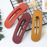 Fashion Matte Flat Hair Clips Duck Billed Clips  Accessories Matte Hairpins Hairgrips Bangs Barrettes Girls Hair Accessories