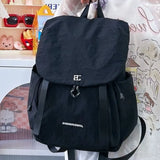 Casual Waterproof Women Backpack Lightweight Large Capacity Student Schoolbag Preppy Style College Laptop Book Bag Cool Lady