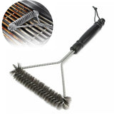 Barbecue Brush Cleaning Tool Stainless Steel Non Stick Cleaning Brush Barbecue Accessories Stainless Steel Wire Barbecue Brush