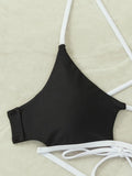 Asymmetric Mini Micro Thong Bikini Women Swimwear Female Swimsuit Two-pieces Bikini set Hollow Out Bathing Suit Swim Beach wear