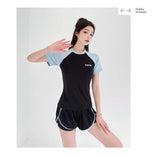 Swimsuit Women's Plus Size Two-piece Split Style Sports Style Conservative Slimming Hot Spring Ins Style Full Body Professional
