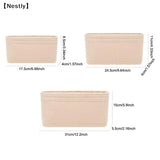 1PC Felt Insert Bag Organizer, Makeup Organizers, Liner Perfect for Brand Women's Handbags For And Cosmetic Bags〔Nest〕