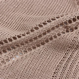 2025 Sexy Hollow Out Crochet Knitted Tunic Beach Cover Up Cover-ups Beach Dress Beach Wear Beachwear Female Women Long Dress