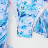 4 Pieces String Bikinis 2026 Women Sexy Swimwear Female Floral Swimsuit Bathers Bathing Swimming Swim Suit Beachwear Summer