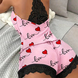 Casual milk silk sexy pajamas underwear shorts home clothes set
