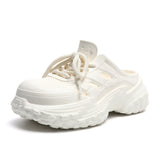 2026 New Leisure Platform Clogs For Women Men Summer Street House Shoes Soft EVA Lace-up Style Slippers Couples Beach Sandals