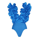 Sexy 3D Flower Bikini Set Brazilian Biquini Low Waist Swimwear Push Up SwimSuit Women Solid Swimwear Sexy Beach Wear Female