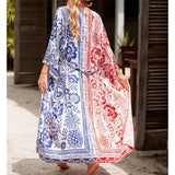 13 Colors Printed With Belt Crochet Knitted Tunic Beach Dress Beach Wear Beachwear Beach Cover Up Cover-upsFemale Women V7201