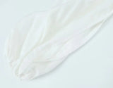 Foridol White Summer Linen Women Blouse Off Shoulder Lantern Sleeve Short Blouse Top 2025 Spring Smocked Pelpum Top New