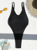 Sexy Backless Extreme G String Mini Micro Thong Women Swimwear One Piece Swimsuit Female Monokini High Leg Cut Bathing Suit Swim