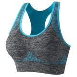 New Sports Bra Women Seamless Gym Jogging Crop Top Female Tops Yoga Fitness Shockproof Vest Sport Bras for Women Sutian Feminino