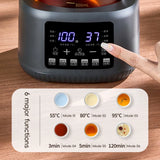 Full-Automatic Steam Tea Maker Intelligent Temperature Control Household Desktop Tea Brewer Set Modern Electric Wellness Teapot