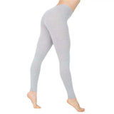 Women Workout Leggings Sexy Butt Lifting Leggings Solid Color Stretchy High Waist Slim Tights Leggings Pencil Pants Trousers