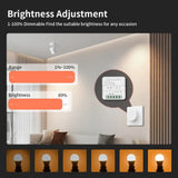 TNCE Tuya WIFI Light Dimmer Switch EU/US Brightness adjust LED Dimmer Breaker Module Smart Life Voice Control Alexa Google Home