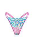 1pc Low Rise Mixed Color Sexy Women G-string Fashion Style Hollow out Elegant Sexy Lingerie Breathable Soft Lady Thong Underwear