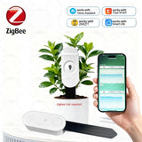 Zigbee Soil Moisture Tester Meter Tuya Smart Life Hygrometer Temperature Soil Fertility Sensor For Z2M Automation Irrigation