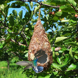 Handwoven Bird House Natural Grass Hanging Bird Nest