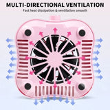 Nail Vacuum Cleaner, Infinitely Adjustable, High Suction Power, Equipped with 10 Filter Cotton, Nail Dust Collector Tool