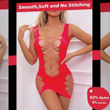 Local ShippingSexy Fishnet Bodysuit Lingerie Set Outfits Erotic Mesh Sheer  Lingerie For Women Naughty