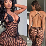 Sexy Mesh Bodystockings For Women Erotic Fishnet Sexy Lingerie Backless Dress Costumes Teddies Bodysuits Sexy Porno Underwear