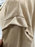 Phantasy Single Breasted Buckle Casual Suede Jacket Street Fashion Waist with Buttons Coat Casual Style Vintage Clothing 2025