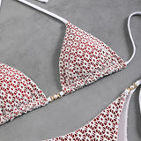 2026 Halter String Bikinis Sexy Triangle Swimsuit Women Plaid Swimwear Female Bathers Bathing Swimming Swim Suit Beachwear
