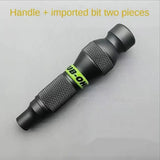 Metal screwdriver multi-purpose wrench 6.35 batch head aluminum alloy household cross handle precision portable wrench