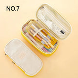 Creative pencil case Large Capacity Double Layers CPC Certification Safe Material School case Pouch Stationery for Girls