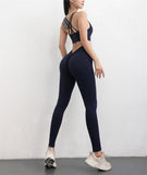 TRY TO BN Scrunch Leggings Back Butt V Yoga Pants Women Fitness Workout Gym Running High Waisted Trousers Jogging Active Tights