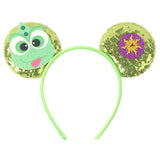 Disney Festival Party Cosplay Mouse Ears Headband 3.3" Ears Glitter Hairband Without Bow For Boys DIY Cartoon Hair Accessories