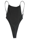 Extreme Mini Micro String Backless Women Swimwear One Piece Swimsuit Female High Cut Monokini Thong Bathing Suit Swim Beachwear