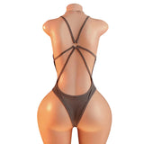 Sexy Adult Bodysuit Women's Open Butt Seduction Lingerie Maid Costume Role Play Erotic Babydolls Crotchless 18xxx Underwear 2026
