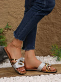 Women's Slippers New Summer Style Braided Versatile Casual Sandals Soft Sole Women's Flip Flop Women's Sandals Zapatos De Mujer