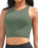 2026 Sporty Swim Vest Swimsuit Only Tops Padded Swimwear Women Solid Bathers Bathing Swimming Suit Female