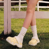 Cute Icecream Style Fashion Clogs For Women Summer Platform Shoes Thick Sole Female Home Street Slippers Girls Close Toe Sandals