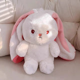 Rabbit Plush Toy – Strawberry Carrot Bunny Plush Doll 25cm