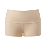 Women's Fold Over Mini Shorts Summer Fashionable Causal High Waist Bodycon Skinny Shorts Striped/Solid Color Short Pants