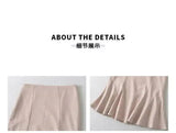Pure Desire Style Gentle Sexy High Waist Slimming Ruffled Mid-Length Bodycon Mermaid Skirt Slim Women Mini Skirts 2026 New EVP8