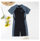 New Women's Flat Angle Professional Racing Cover Belly Slimming Swimming Pool Special Quick Drying Hot Spring One-piece Swimsuit