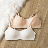 Seamless Tube Top Underwear Small Chest Bras Women's Upper Support Bra Beautiful Back No Steel Ring Female Sexy Lingerie