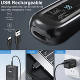Nose Hair Trimmer for Men USB Rechargeable Mini Pocket Nose Hair Clipper Portable Electric Eyebrow Ear Nose Hair Cutting Machine