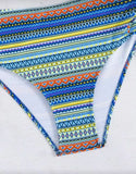 2026 Strappy Drawstring High Waist Bikini Women Stripe Swimwear Female Sexy Swimsuit Bather Bathing Swimming Swim Suit Beachwear