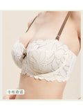 Full Bust French Lace Bralette Wireless Support for Women Plus Size Full Coverage T-Shirt Bra Anti Sagging Comfort MOYISU Sexy