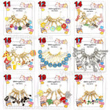 Cat Knitting Stitch Markers Metal Animal Enamel Charms Crochet Locking Knitting Markers Sew Accessories