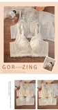 Plus Size Wireless Bra Women Summer Thin Minimizer Large Bust Support Side Coverage Anti Sagging Adjustable Straps Comfort White