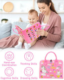 Toddler Busy Board Backpack Montessori Learning Activity Toy