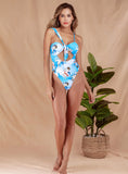 2026 Sexy One Piece Swimsuit Swimwear Women Hollow Cupid Print One-piece Bathing Suit Beachwear Banadores Costumi Da Bagno Donna